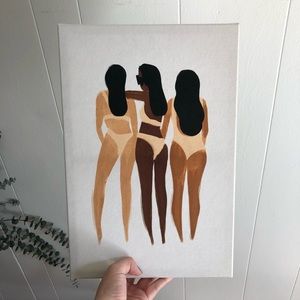 Woman empowerment art print canvas